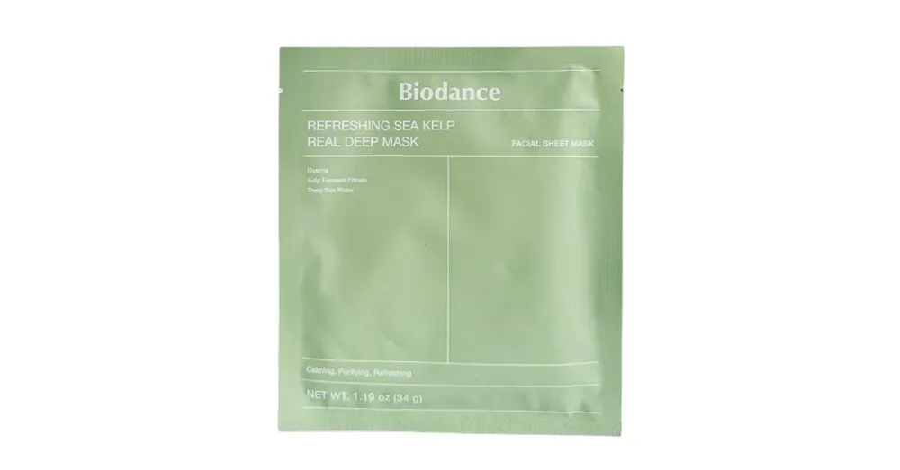Biodance Refreshing Sea Kelp Real Deep Mask - Bőrnyugtató Hidrogél Maszk 1db/34g Végkiárusítás