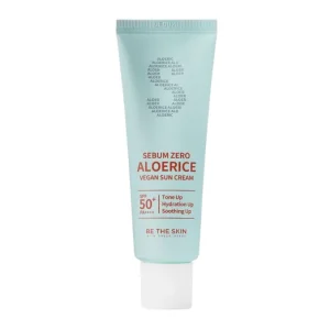 Olcsóbb Be The Skin Sebum Zero Aloerice Vegan Sun Cream SPF 50+ PA++++ - Nyugtató Napvédő Krém 50ml