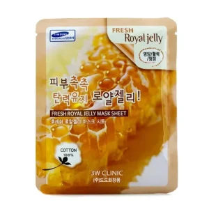 3W Clinic Fresh Royal Jelly Mask Sheet – Hidratáló Arcmaszk 23ml/1db Újdonság