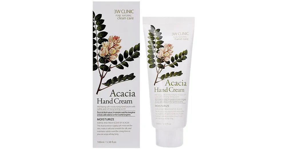 Különleges ajánlat 3W Clinic Moisturizing Acacia Hand Cream – Hidratáló Kézkrém 100ml