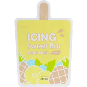Akciós ár A‘PIEU Icing Sweet Bar Sheet Mask - Pineapple – Tápláló és Nyugtató Textilmaszk Ananásszal 1db/21g