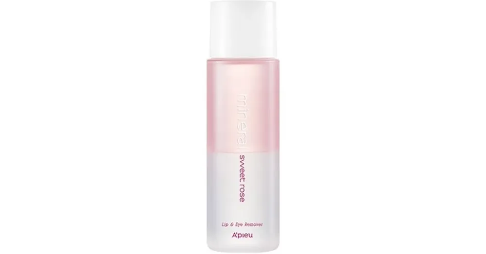 Olcsó A‘PIEU Mineral Lip and Eye Make-up Remover Eau-marine ( Sweet Rose) – Ásványi Szem- És Ajaksmink Eltávolító 100ml