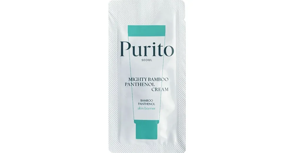 Árengedmény Purito Seoul Mighty Bamboo Panthenol Cream (SAMPLE) – Nyugtató Krém Pantenollal 1ml (termékminta)