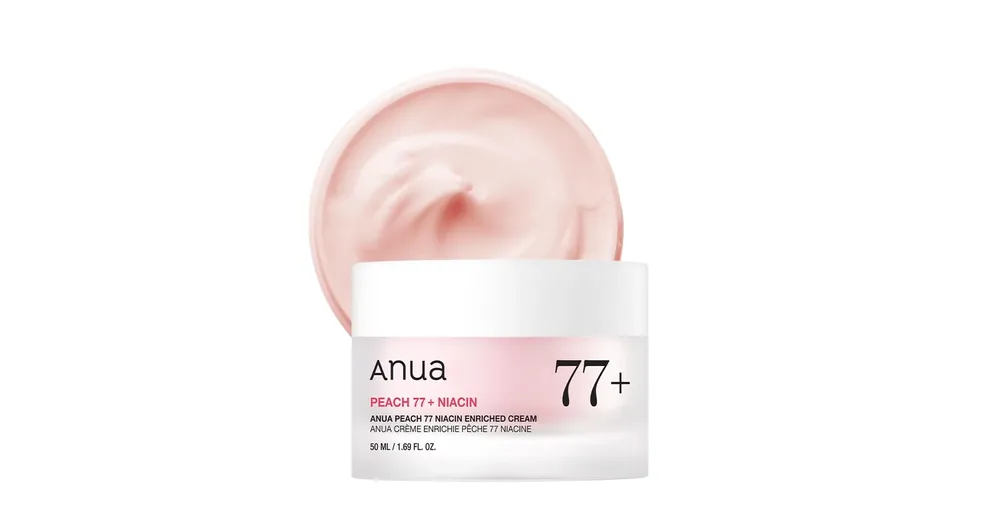 Expressz szállítás Anua Peach 77% Niacin Enriched Cream - Hidratáló Arckrém 77% Barackkivonattal 50ml