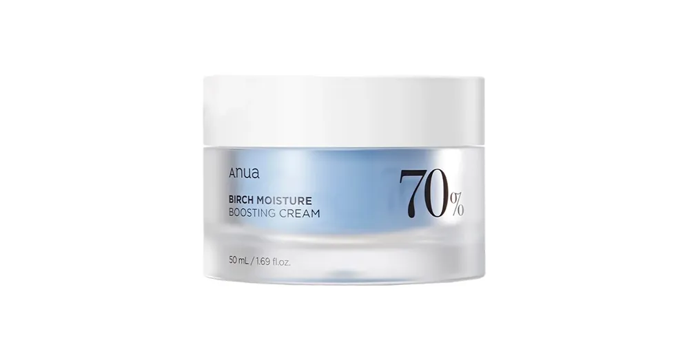 Expressz szállítás Anua Birch 70% Moisture Boosting Cream - Hidratáló Krém Nyírfa Nedvvel 50ml