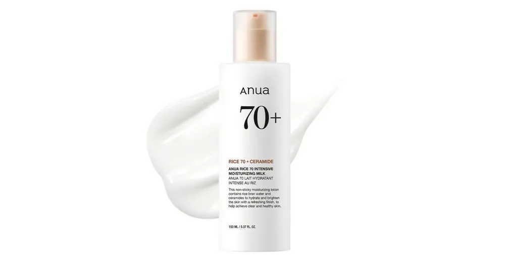 Anua Rice 70 Intensive Moisturizing Milk - Intenzív Hidratáló Emulzió Rizskivonattal és Ceramidokkal 150ml Szuper ajánlat