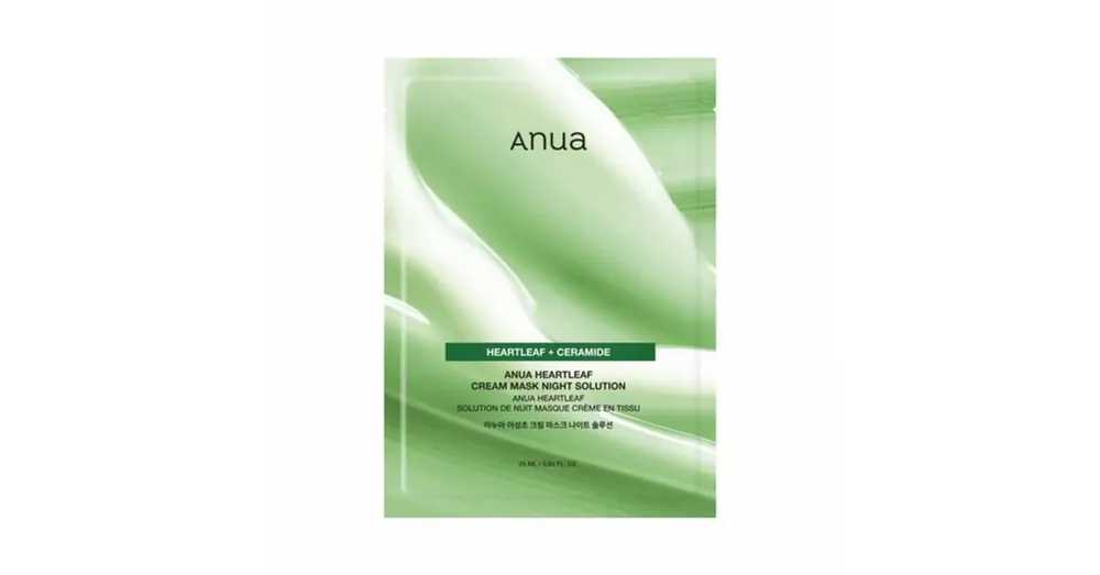 Anua Heartleaf Cream Mask Night Solution - Nyugtató Szövetmaszk 1db/25ml Különleges ajánlat