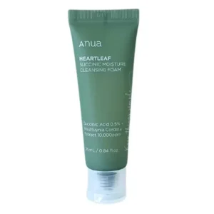 Anua Heartleaf Succinic Moisture Cleansing Foam MINI - Nyugtató Arctisztító Hab MINI 25ml Biztonságos fizetés