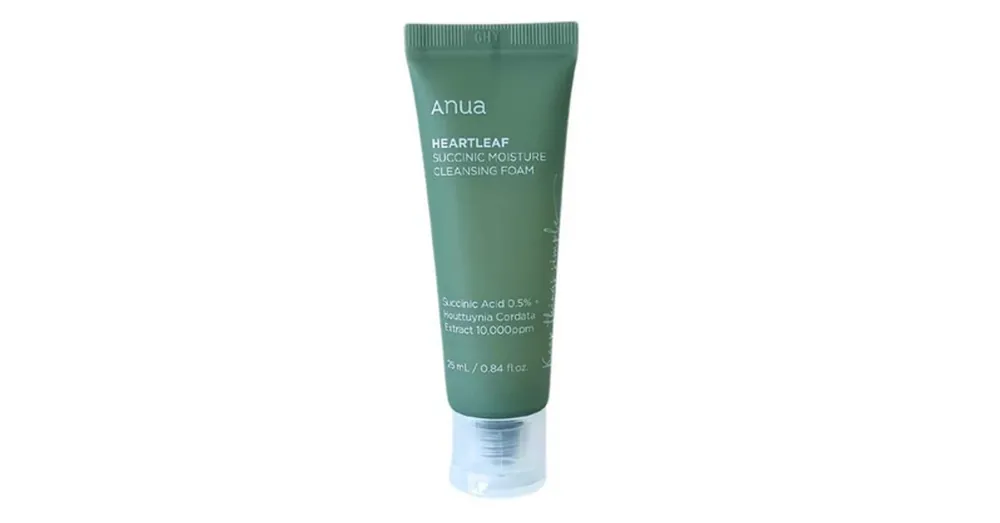 Anua Heartleaf Succinic Moisture Cleansing Foam MINI - Nyugtató Arctisztító Hab MINI 25ml Biztonságos fizetés