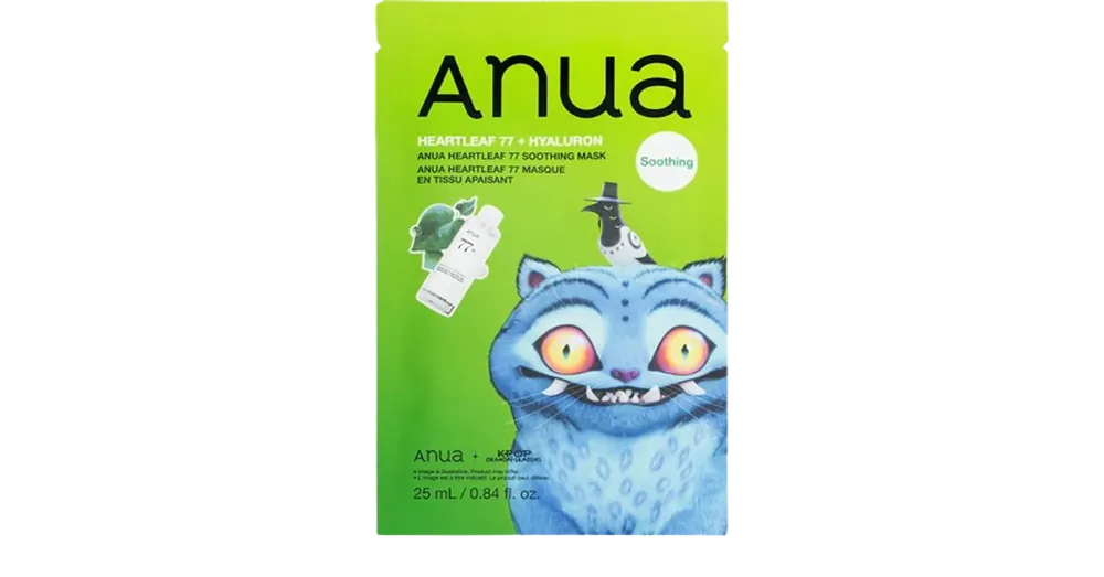 Outlet Anua K-Pop Demon Hunters Heartleaf 77 Soothing Mask – Nyugtató Fátyolmaszk 1db/25ml