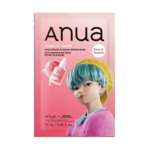Anua K-Pop Demon Hunters Peach 70 Niacin Serum Face Mask – Ragyogást Fokozó Fátyolmaszk 1db/25ml Kiárusítás