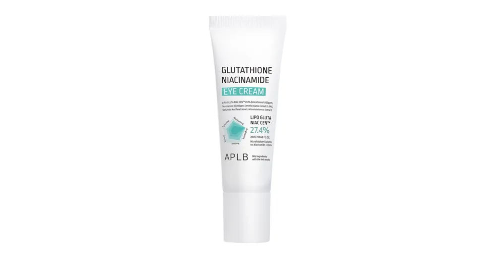APLB Glutathione Niacinamide Eye Cream – Bőrfehérítő Szemkörnyékápoló Krém 20ml Újdonság
