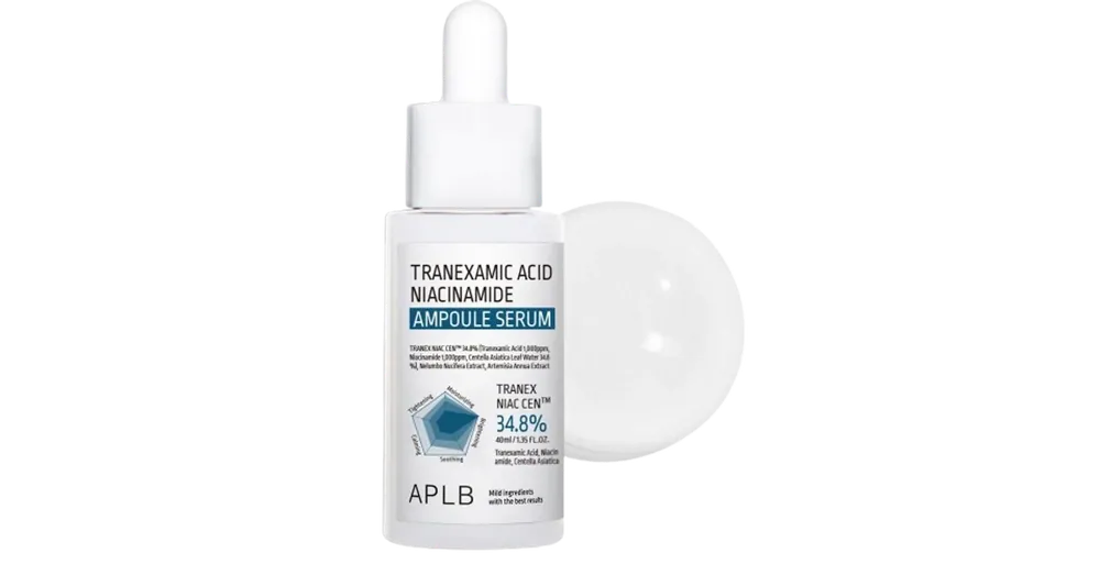 APLB Tranexamic Acid Niacinamide Ampoule Serum – Világosító Szérum Tranexámsavval És Niacinamiddal 40ml Expressz szállítás