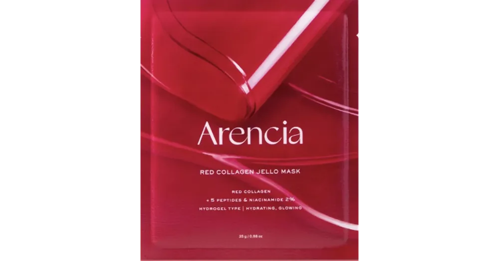 Arencia Red Collagen Jello Mask - Hidratáló És Világosító Öregedésgátló Maszk 1db/25g Végkiárusítás