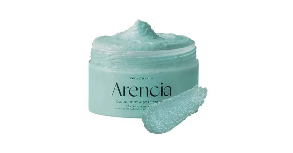 Arencia Fresh Cloud Body & Scalp Scrub - Mint & Lily - Testradír És Fejbőrradír 260g Különleges ajánlat