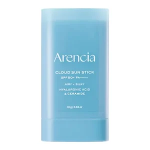 Arencia Cloud Sun Stick SPF50+ PA++++ – Hidratáló Fényvédő Stift 18g Biztonságos fizetés