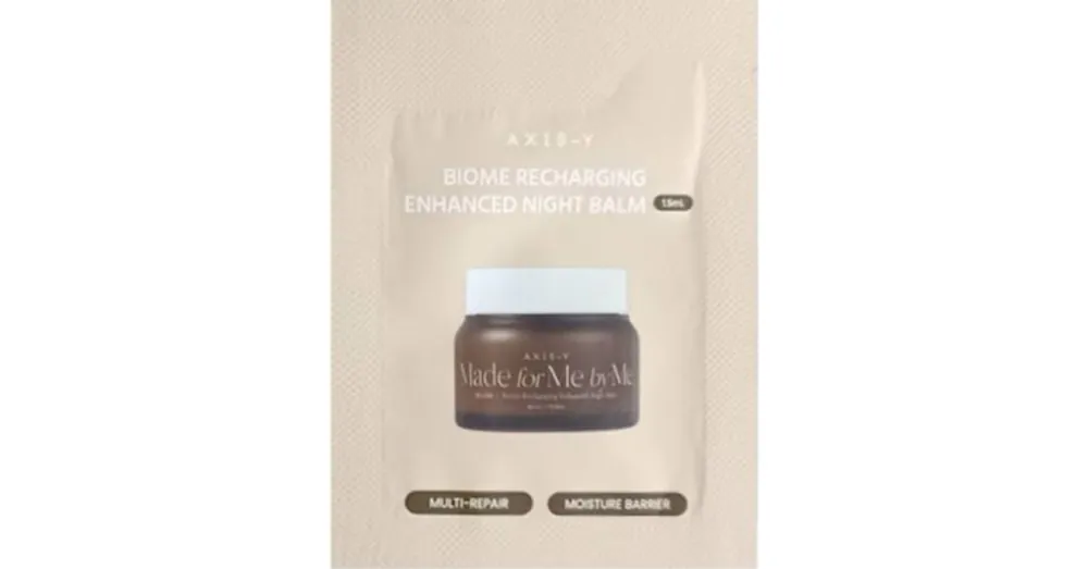 Axis-Y Biome Recharging Enhanced Night Balm (sample) – Regeneráló Éjszakai Balzsam 1.5ml (sample) Végkiárusítás