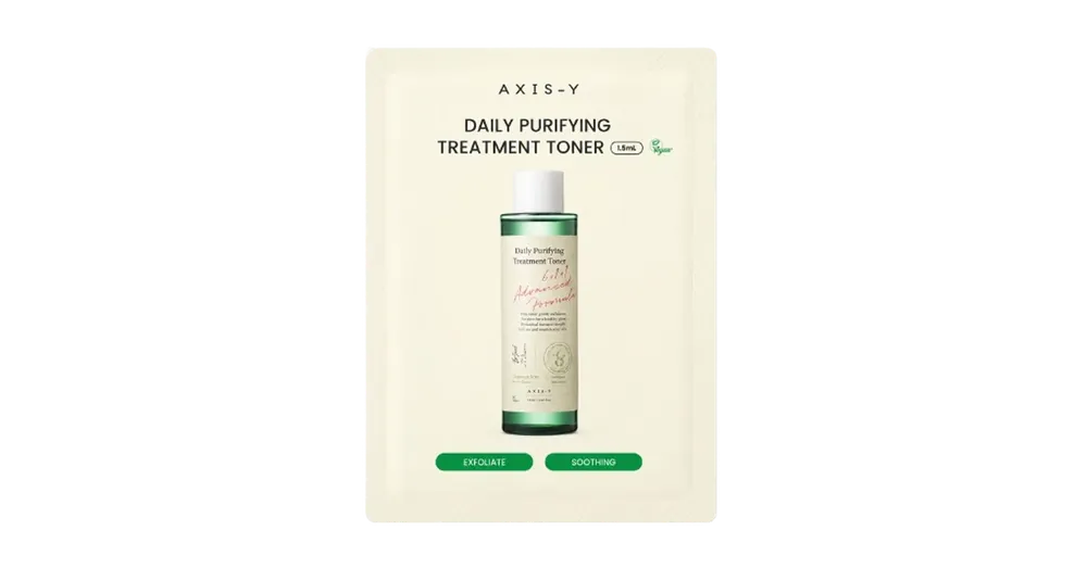 Axis-Y Daily Purifying Treatment Toner (sample) – Tisztító Toner 1.5ml (sample) Ne maradj le