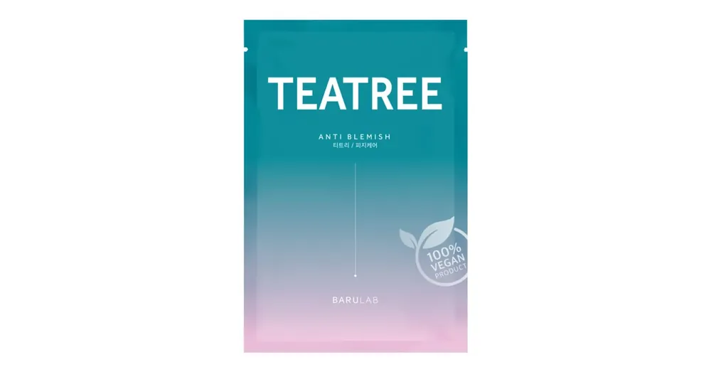 Barulab The Clean Vegan Teatree Mask - Faggyúszabályozó Maszk Teafaolajjal 1db/23g Ajánlat