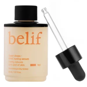 Utolsó esély Belif Super Drops VitaC Toning Serum - Világosító Arcszérum 30ml