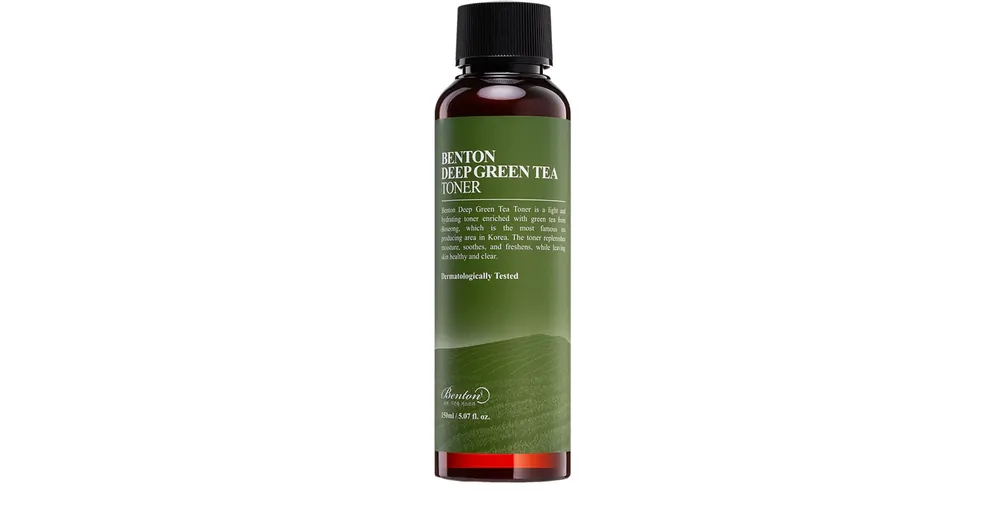 Exkluzív ajánlat Benton Deep Green Tea Toner - Hidratáló és Bőrnyugtató Toner 150ml