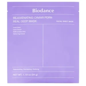 Szezonális akció Biodance Rejuvenating Caviar PDRN Real Deep Mask - Kaviár és PDRN Hatóanyagú Regeneráló Maszk 1db