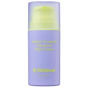 By Wishtrend Vitamin A-mazing Bakuchiol Night Cream - Éjszakai Krém Retinallal és Bakuchiollal 30ml Korlátozott ajánlat