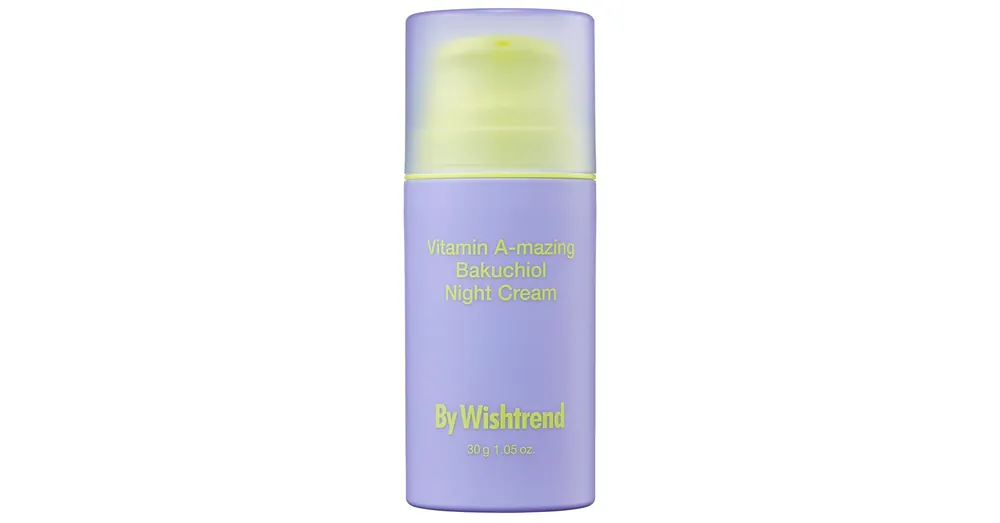 By Wishtrend Vitamin A-mazing Bakuchiol Night Cream - Éjszakai Krém Retinallal és Bakuchiollal 30ml Korlátozott ajánlat