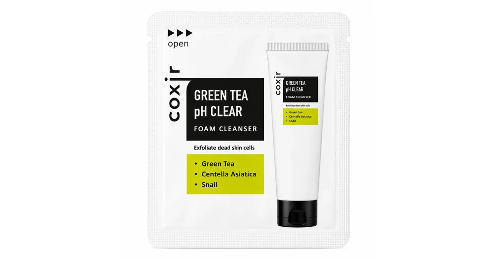 Coxir Green Tea pH Clear Foam Cleanser (sample) – Arctisztító Hab 2ml (sample) Legnépszerűbb