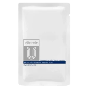 Akciós ár CUSKIN Vitamin U Essence Soothing Mask – Regeneráló Maszk Vitamin U-val 20g