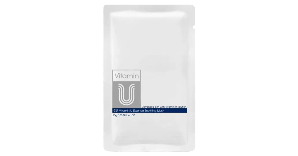 Akciós ár CUSKIN Vitamin U Essence Soothing Mask – Regeneráló Maszk Vitamin U-val 20g