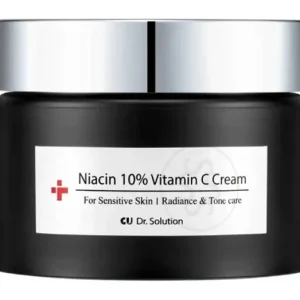 CUSKIN Dr. Solution Niacin 10% Vitamin C Cream – Bőrvilágosító Antioxidáns Krém 50ml Prémium