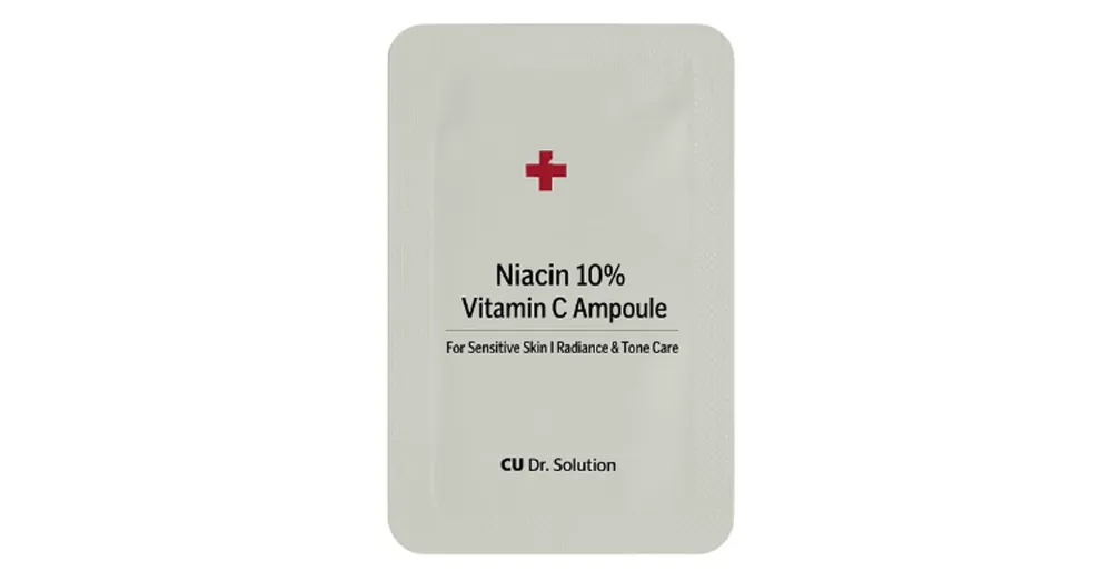 Azonnali szállítás CUSKIN Dr. Solution Niacin 10% Vitamin C Ampoule (sample) – Világosító Ampulla 10% Niacinamiddal És C-Vitaminral 1,5ml (sample)