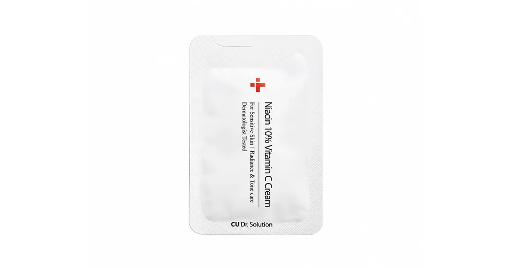 CUSKIN Dr.Solution Niacin 10% Vitamin C Cream (sample) – Folthalványító Arckrém (sample) 1,5ml Rendeld meg most