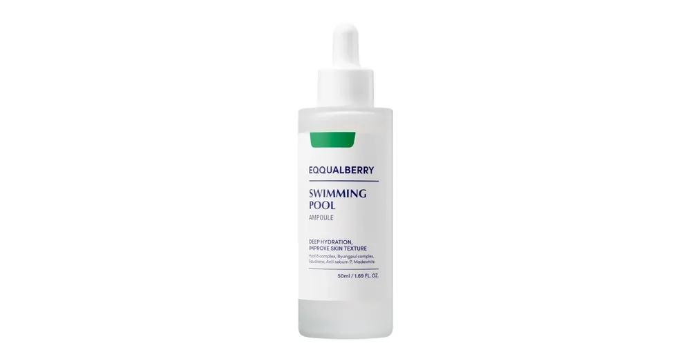 Ajánlat EQQUALBERRY Swimming Pool Ampoule – Hidratáló És Nyugtató Ampulla Arcra 50ml