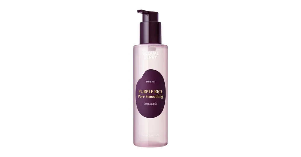EQQUALBERRY Purple Rice Pore Smoothing Cleansing Oil – Sminkeltávolító Olaj 200ml Népszerű