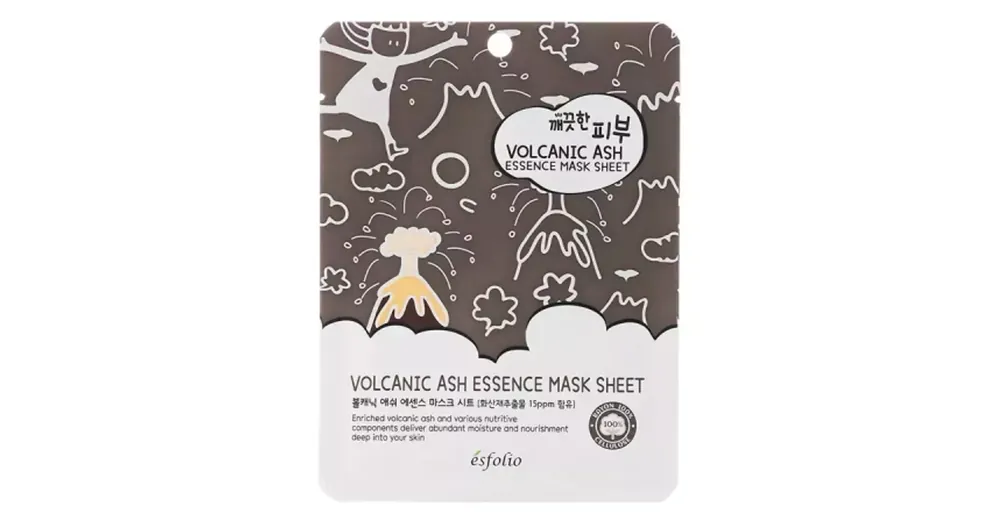 Korlátozott ajánlat Esfolio Pure Skin Volcanic Ash Essence Mask Sheet - Pórustisztító Fátyolmaszk 25ml