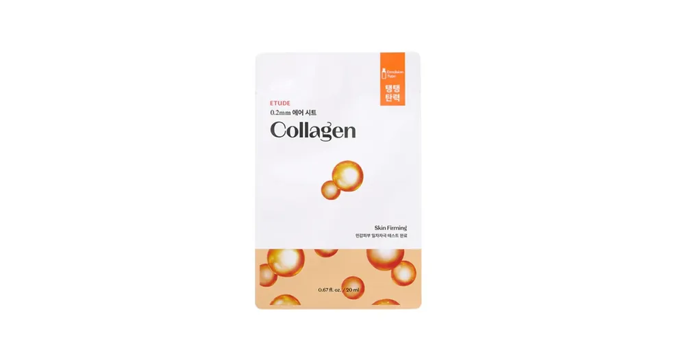 Etude 0.2 Therapy Air Mask Collagen - Erősítő Maszk Kollagénnel 1db/20ml Expressz kézbesítés