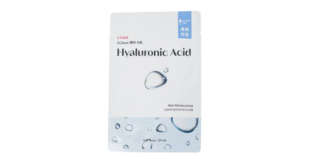 Etude 0.2 Therapy Air Mask Hyaluronic Acid - Hidratáló szövetmaszk 1db/20ml Kiárusítás