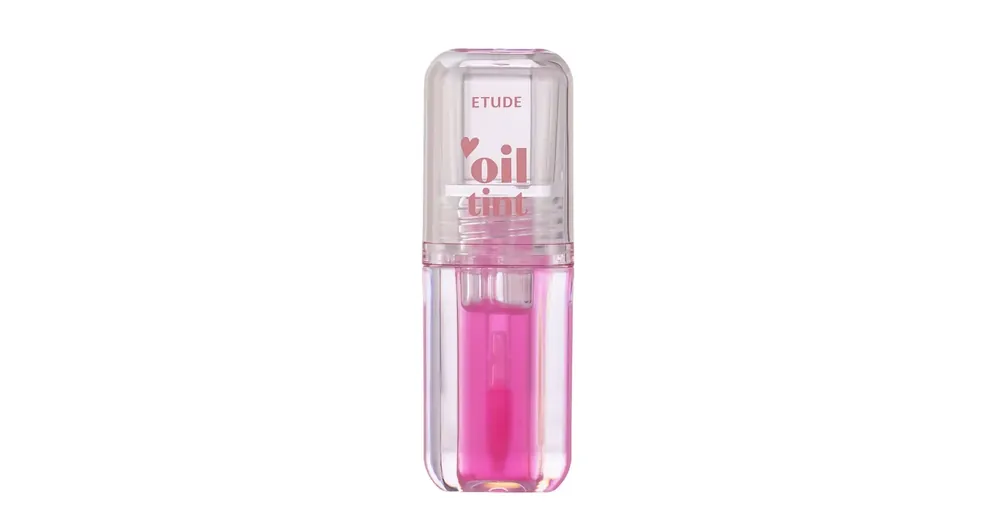 Végkiárusítás Etude Dear Darling Oil Tint - Pigmentált Ajakolaj - 06 Pink Oil - 4,2g