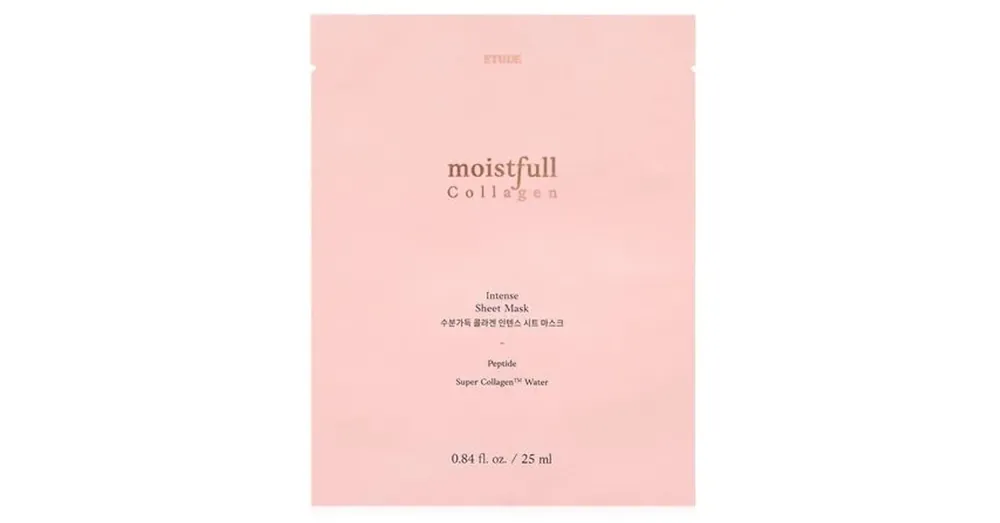 Szuper akció Etude Moistfull Collagen Intense Sheet Mask – Hidratáló Textilmaszk Kollagénnel 1db/25ml