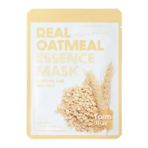 Akciós ár Farmstay Real Oatmeal Essence Mask - Nyugtató Szövetmaszk Zabkivonattal 1db/23ml