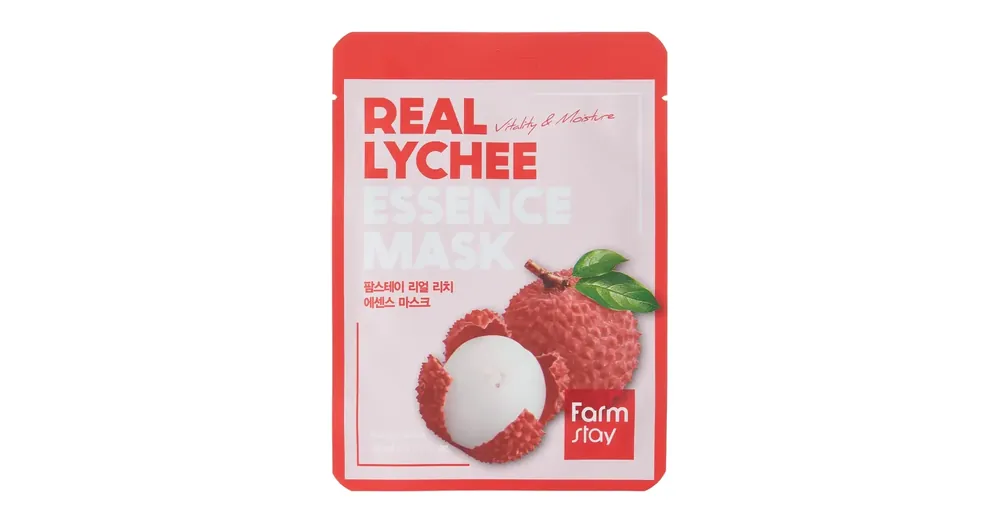 Farmstay Real Lychee Essence Mask - Revitalizáló Maszk Licsi Kivonattal 1db/23ml Alacsony ár