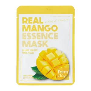Farmstay Real Mango Essence Mask - Szövetmaszk Mangó Kivonattal 1db/23ml Kedvezmény