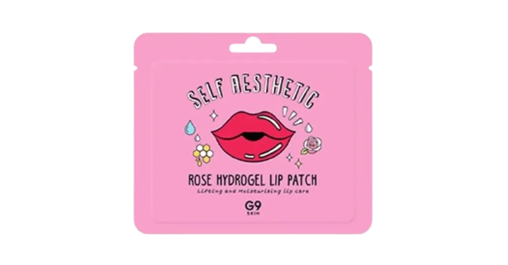 Biztonságos vásárlás G9Skin Self Aesthetic Rose Hydrogel Lip Patch – Hidrogél Ajak Tapasz 1db/3g