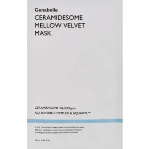Genabelle Ceramidesome Mellow Velvet Mask – Intenzív Hidratáló Maszk 1db/25ml Gyors szállítás