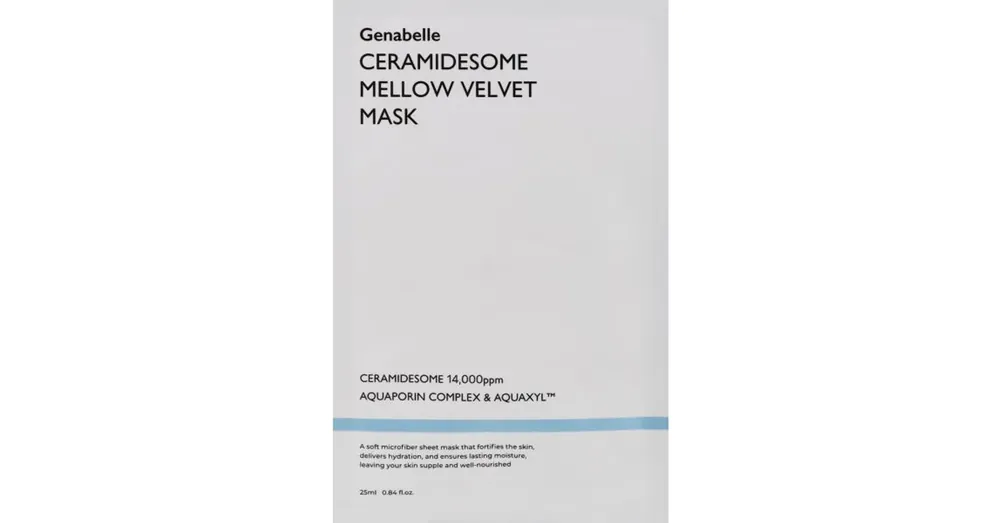 Genabelle Ceramidesome Mellow Velvet Mask – Intenzív Hidratáló Maszk 1db/25ml Gyors szállítás
