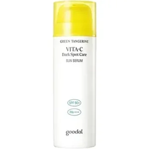Gyors kiszállítás Goodal Green Tangerine Vita C Dark Spot Care Sun Serum SPF50+ PA++++ – Világosító Napvédő Szérum 50ml