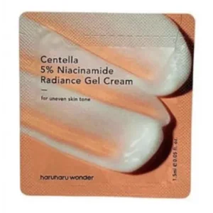 Árengedmény Haruharu Wonder Centella 5% Niacinamide Radiance Gel Cream SAMPLE - Tónuskiegyenlítő Gélkrém SAMPLE 1.5ml