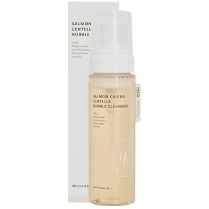 HEVEBLUE Salmon Caring Centella Bubble Cleanser – Arcmosó Hab 200ml Korlátozott ajánlat